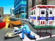 Ambulance Rescue Game Ambulance helicopter image