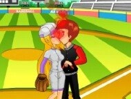 Baseball Kissing image