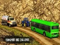 Chained Tractor Towing Rescue image