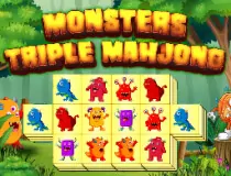 Monster Triple Mahjong image