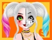 Princess Halloween Makeup HalfFaces Tutorial image