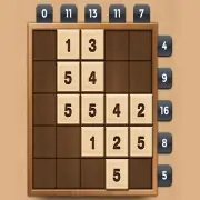 TENX Wooden Number 10X Puzzle Game image