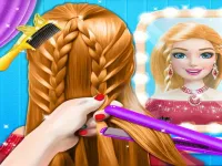 Braided Hair Salon MakeUp Game image